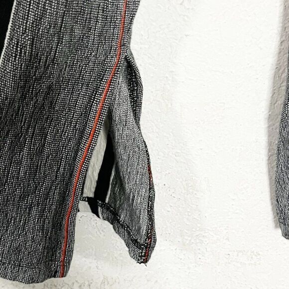 ZARA Gray, Black, Red and White Striped‎ Long Sleeve Tunic - Picture 5 of 9